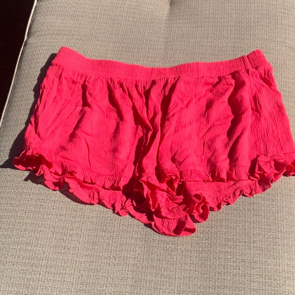 INDERO ROMPER SHORTS, CORAL, SIZE XL, NEW WITH TAGS